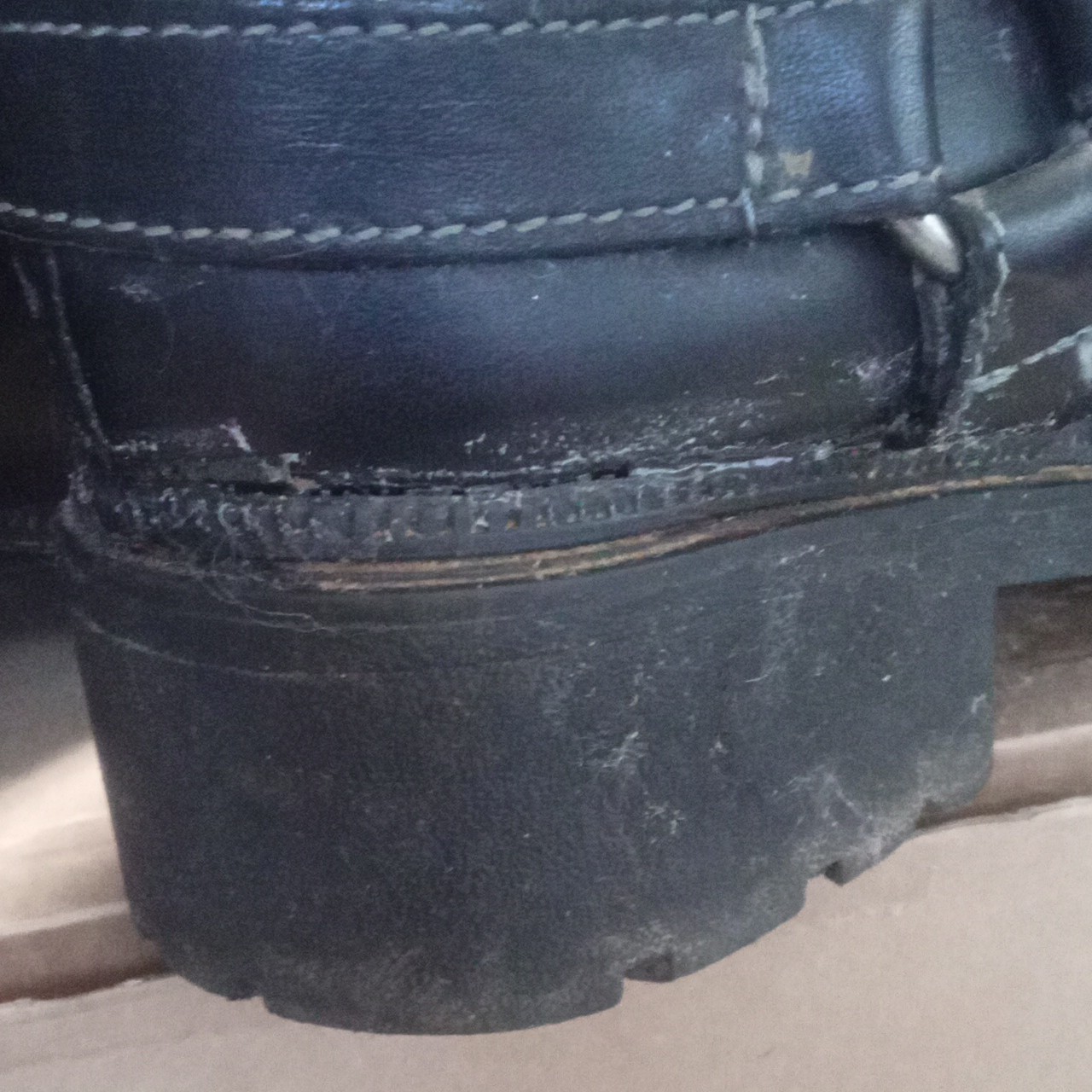 Women’s Harley-Davidson Black Leather Boots Size 11 (Well Loved)