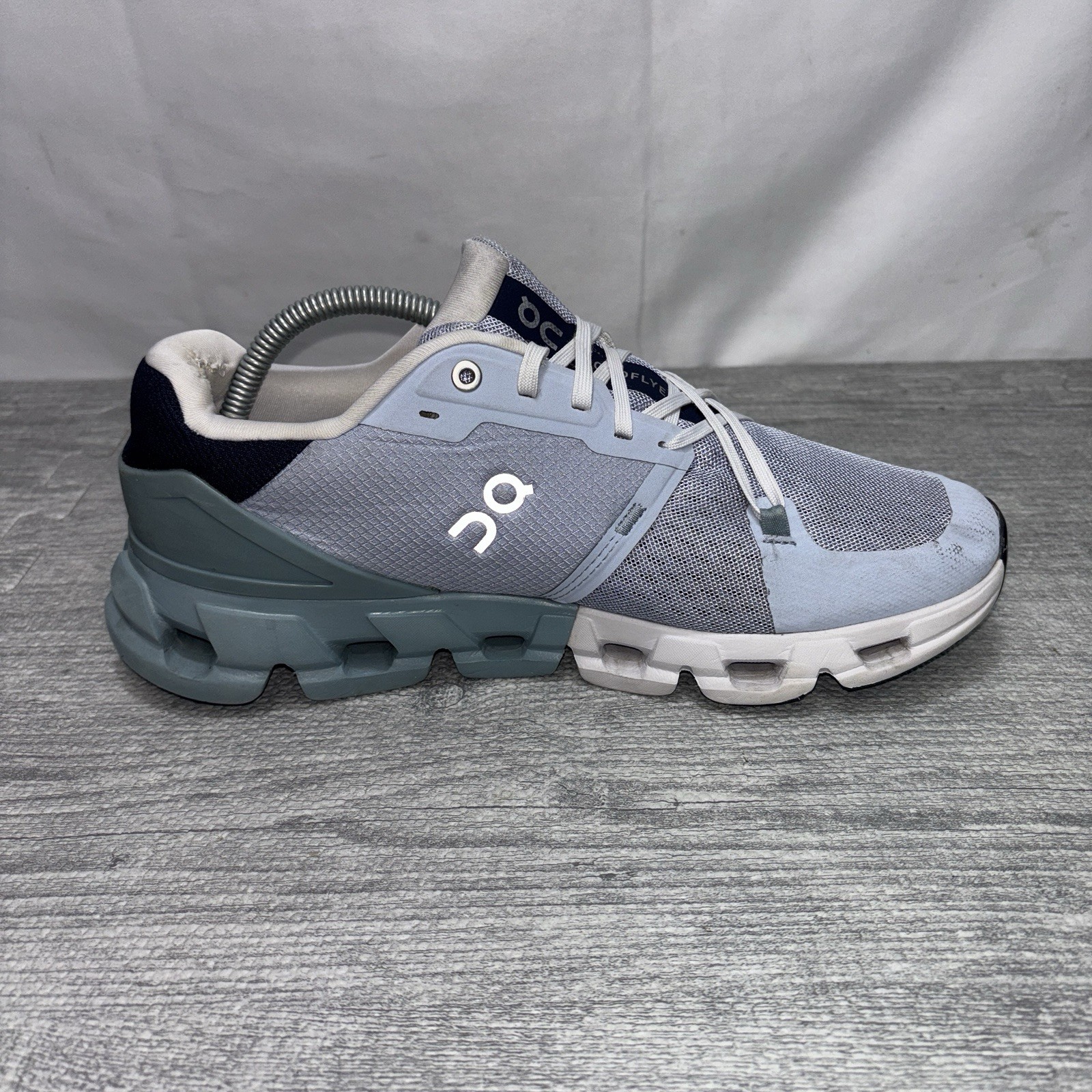 On Cloud Cloudflyer 4 Womens Running Shoes Sneakers Size 10 Blue Gray