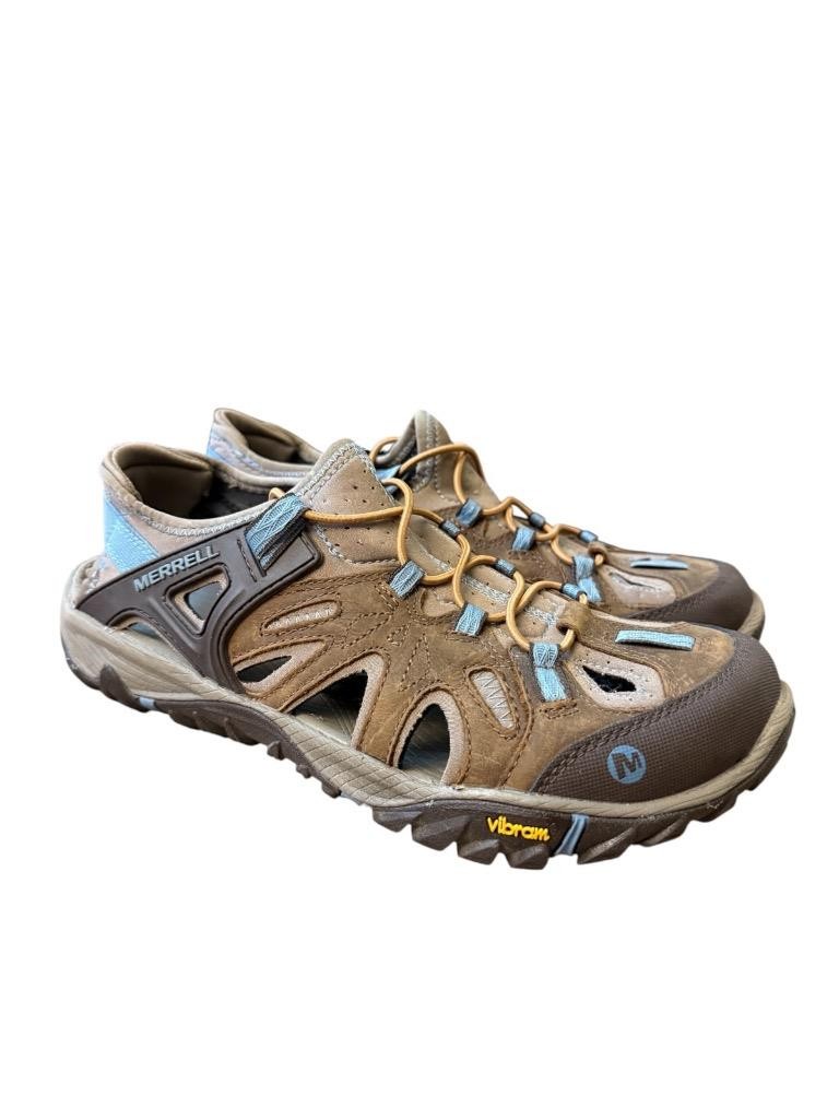 Merrell All Out Blaze Sieve Leather Sandals Women size 9.5