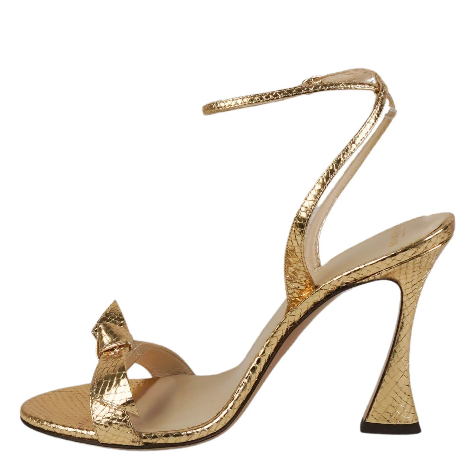 Alexandre Birman Clarita Sandals in Golden Python