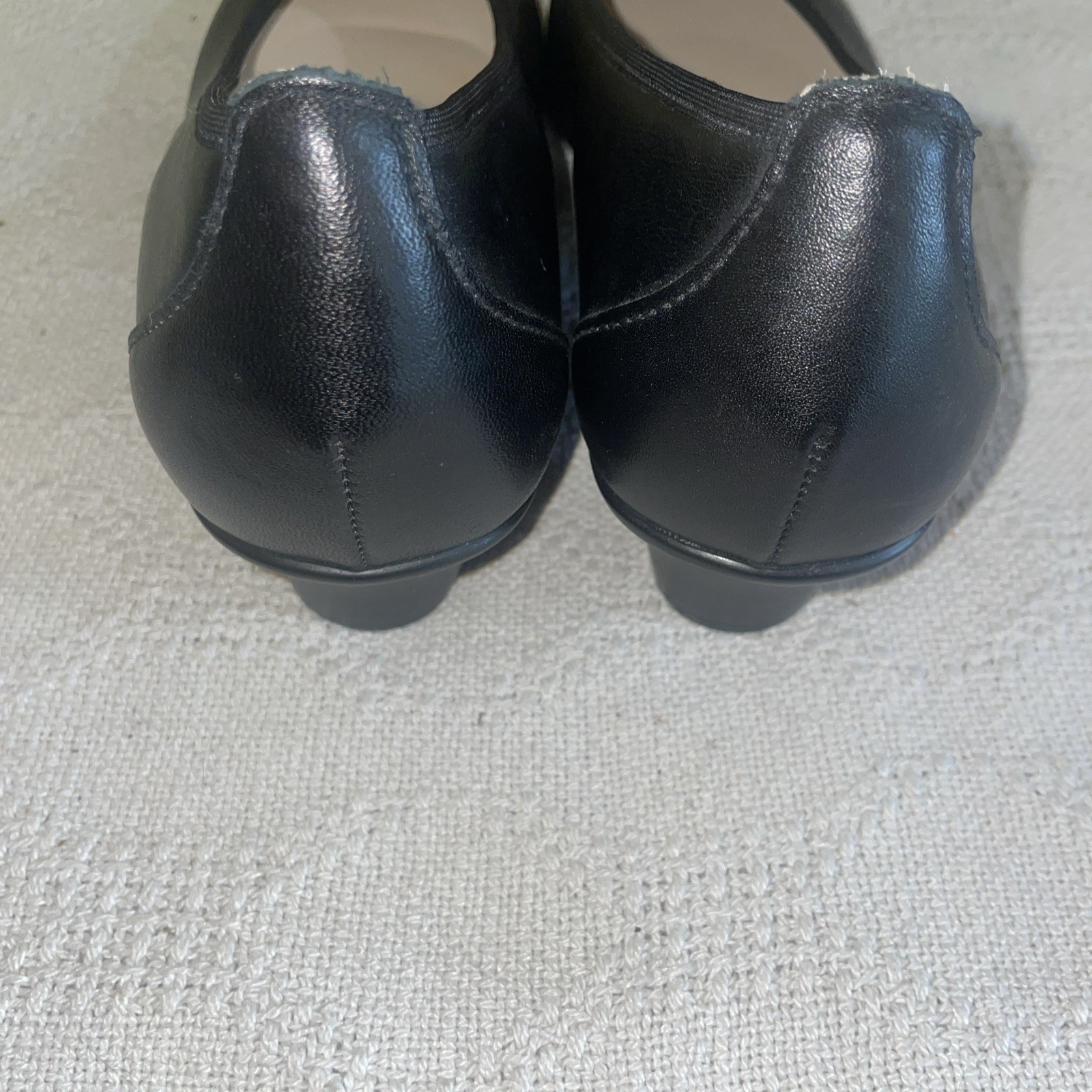 SAS Women’s Dressy Pumps Size 8.5 W Black Leather Business Formal City