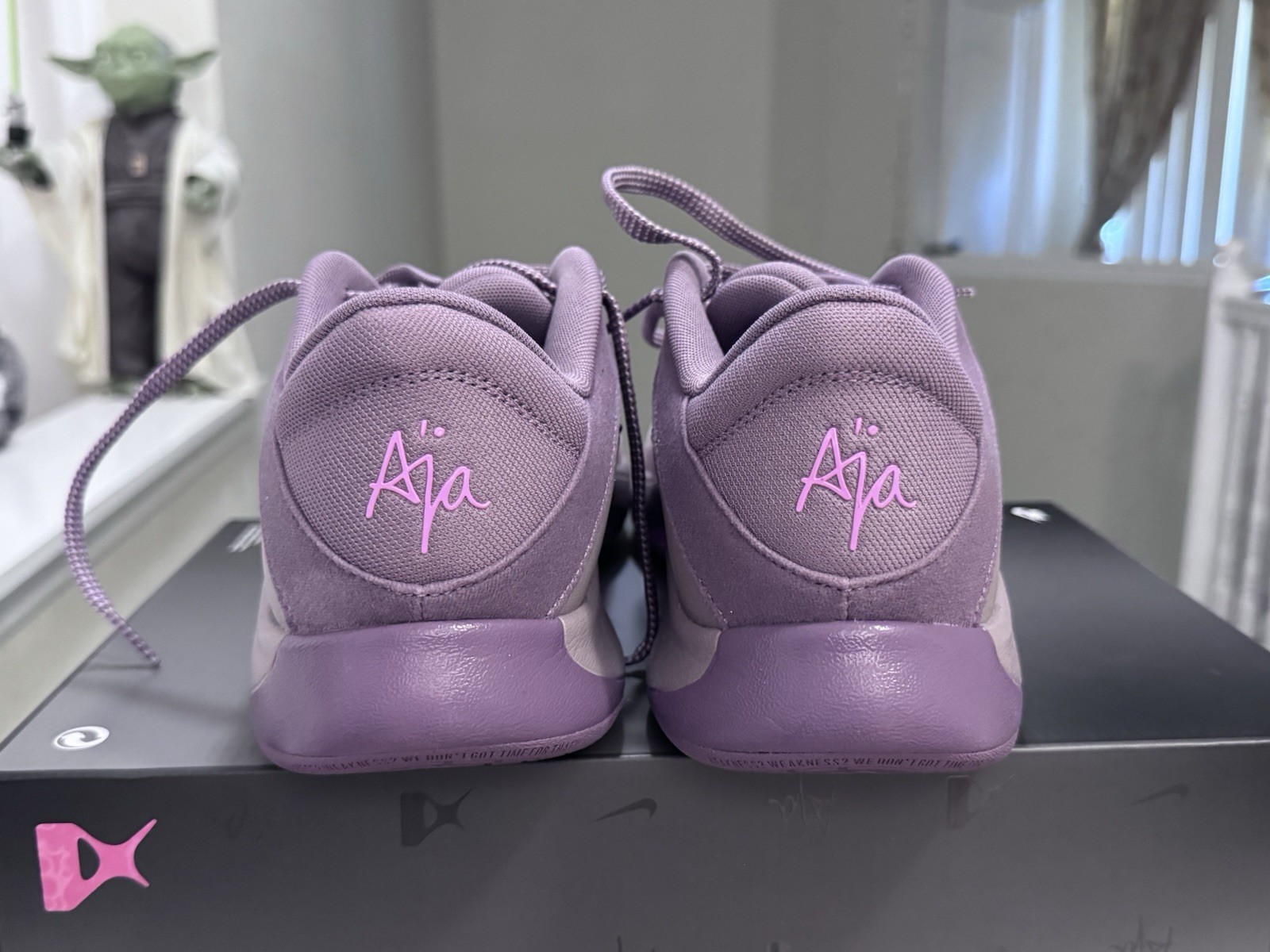 Nike A’One A’ja Wilson Violet Dust “Dog Mom” FZ8605-501 Women’s 12 Men’s 10.5