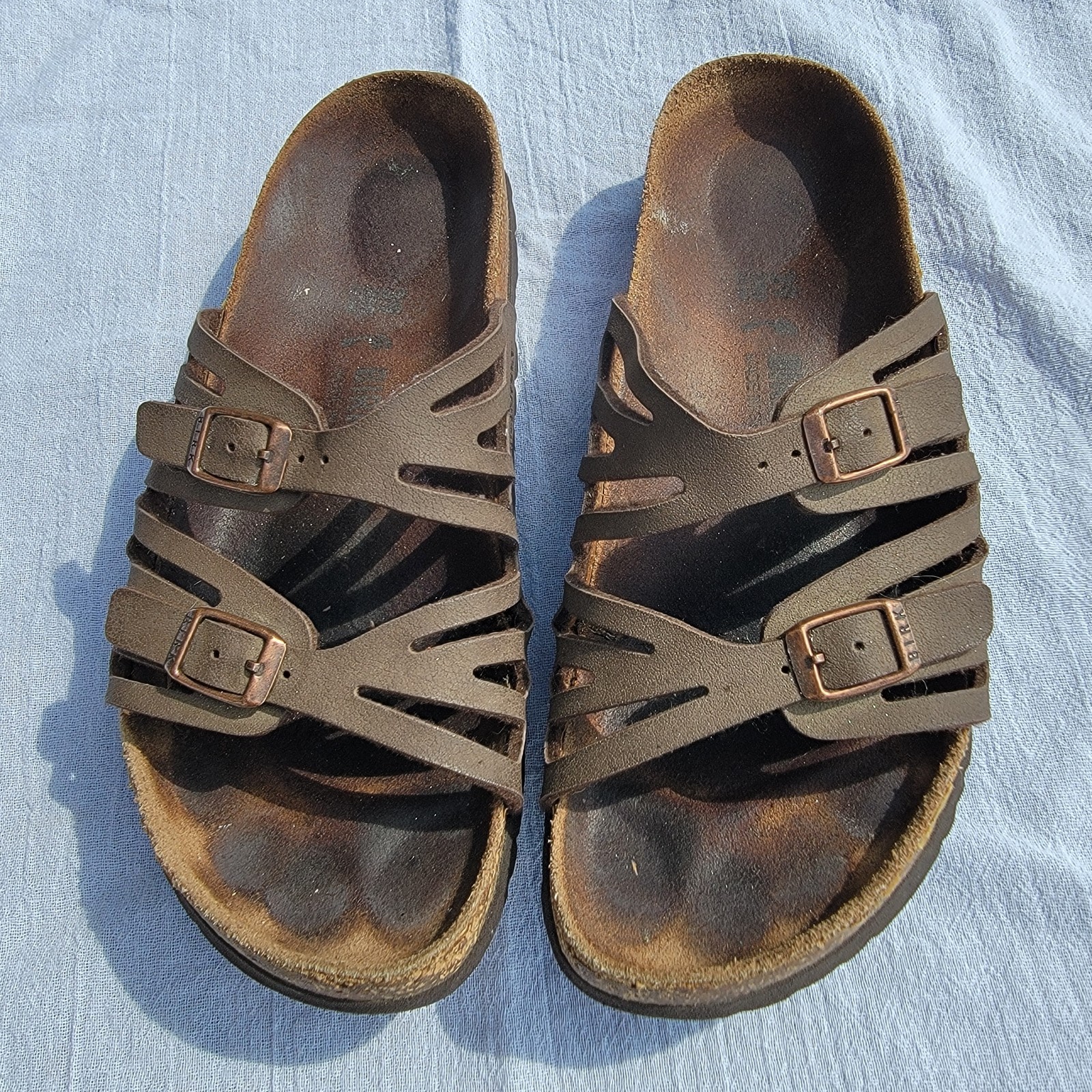 Birkenstock Granada Sandals Brown Leather Women’s 39 EU Narrow