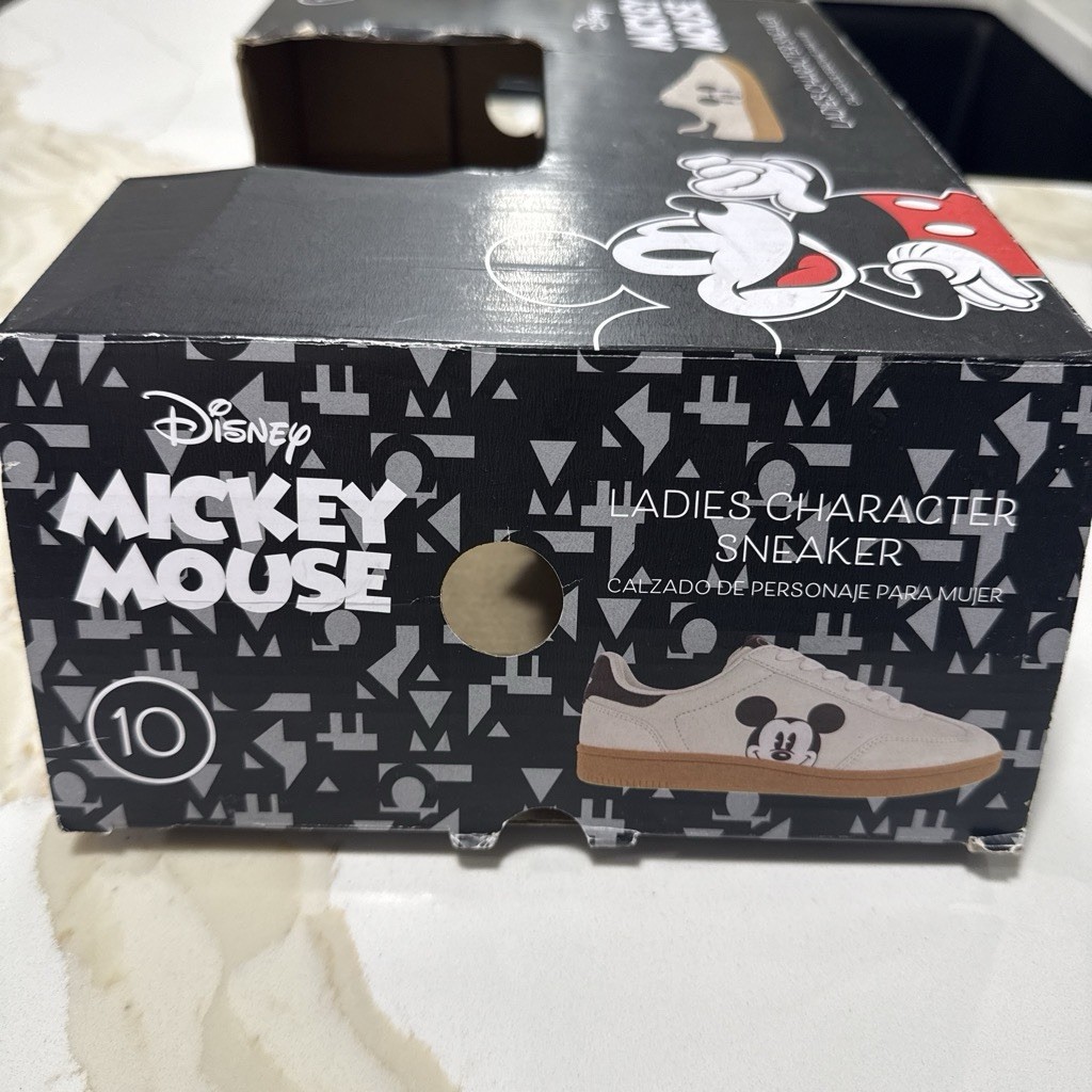 Disney Mickey Mouse Ladies Shoes Size 10 New In Box with Tags