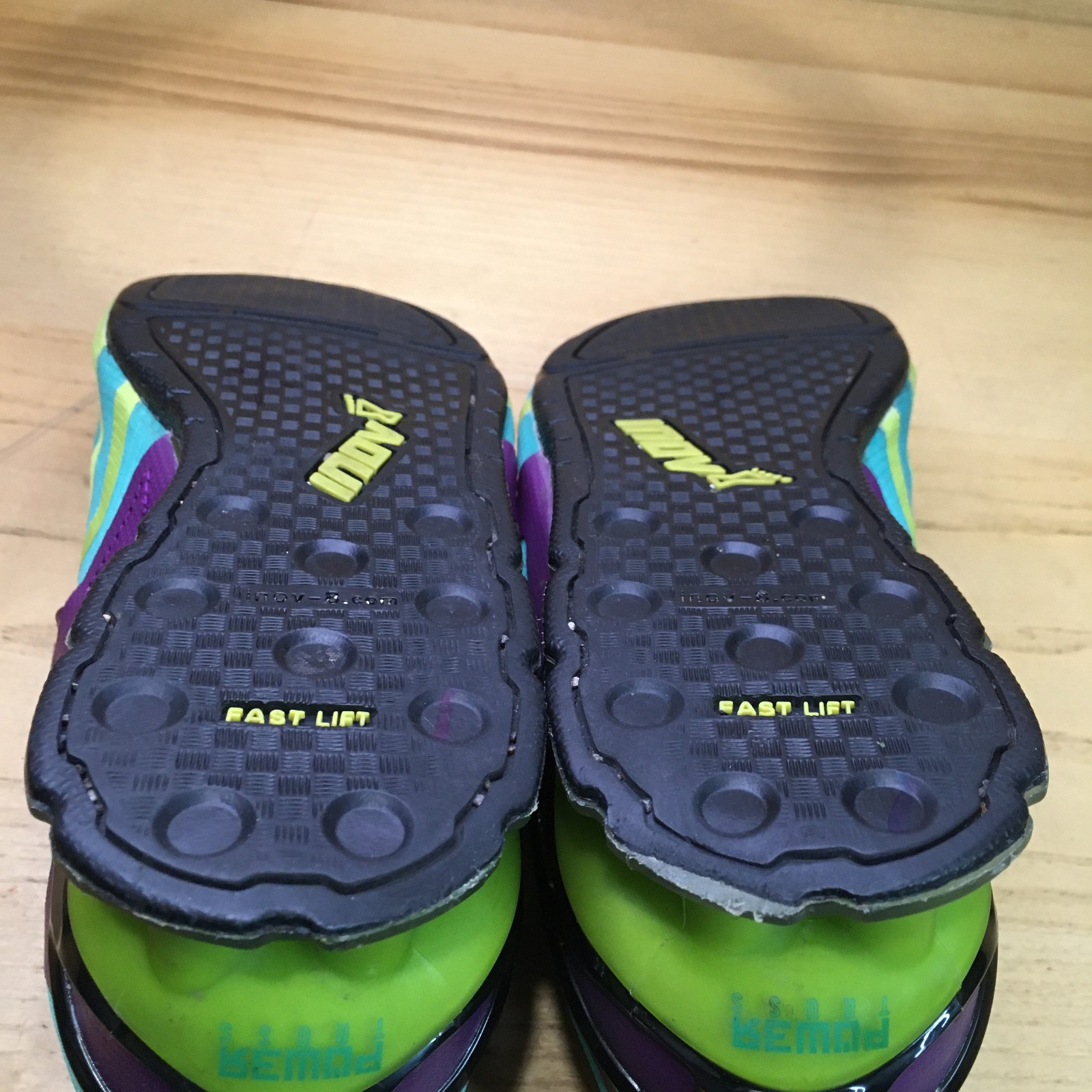 Inov-8 Fastlift 315 Shoes Women’s Sz 10.5 Weightlifting Training Gym Blue Yellow