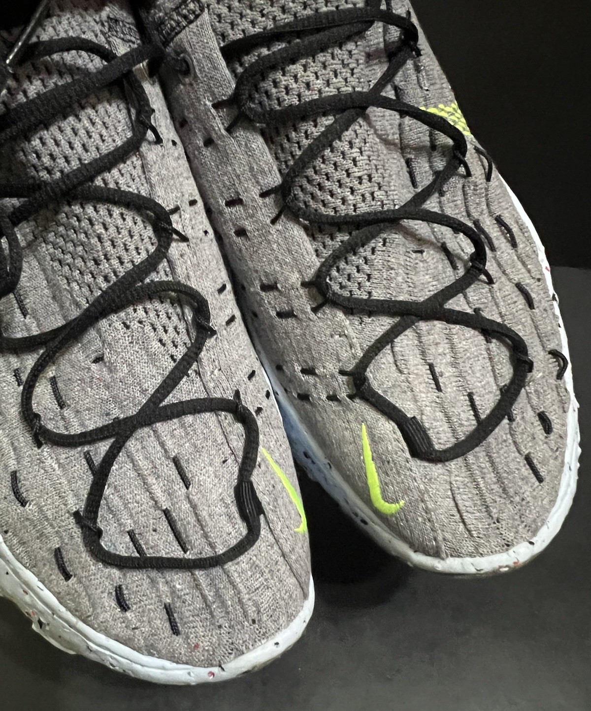 Sz 13 – NIKE WMNS SPACE HIPPIE 04 ‘THIS is TRASH-VOLT’ GRAY BLK VOLT NEW