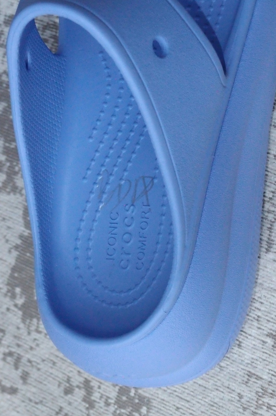 Crocs Classic Crush Sandal Platform Slides Wedge ❤️ Moon Jelly ❤️NWT SIZE 8❤️2