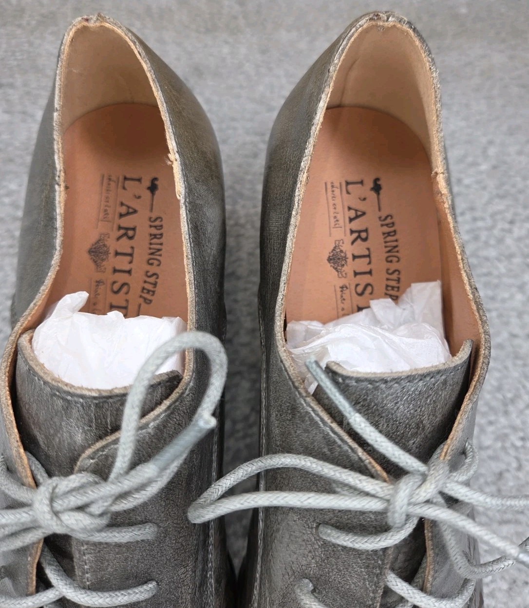 Women’s L’Artiste by Spring Step Leather Heeled Oxfords 42 M Nice!