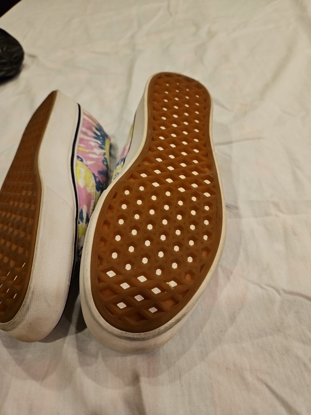 Vans Comfy Cush Old Skool Womens 5.5 Rainbow Tie dye Skate Shoes