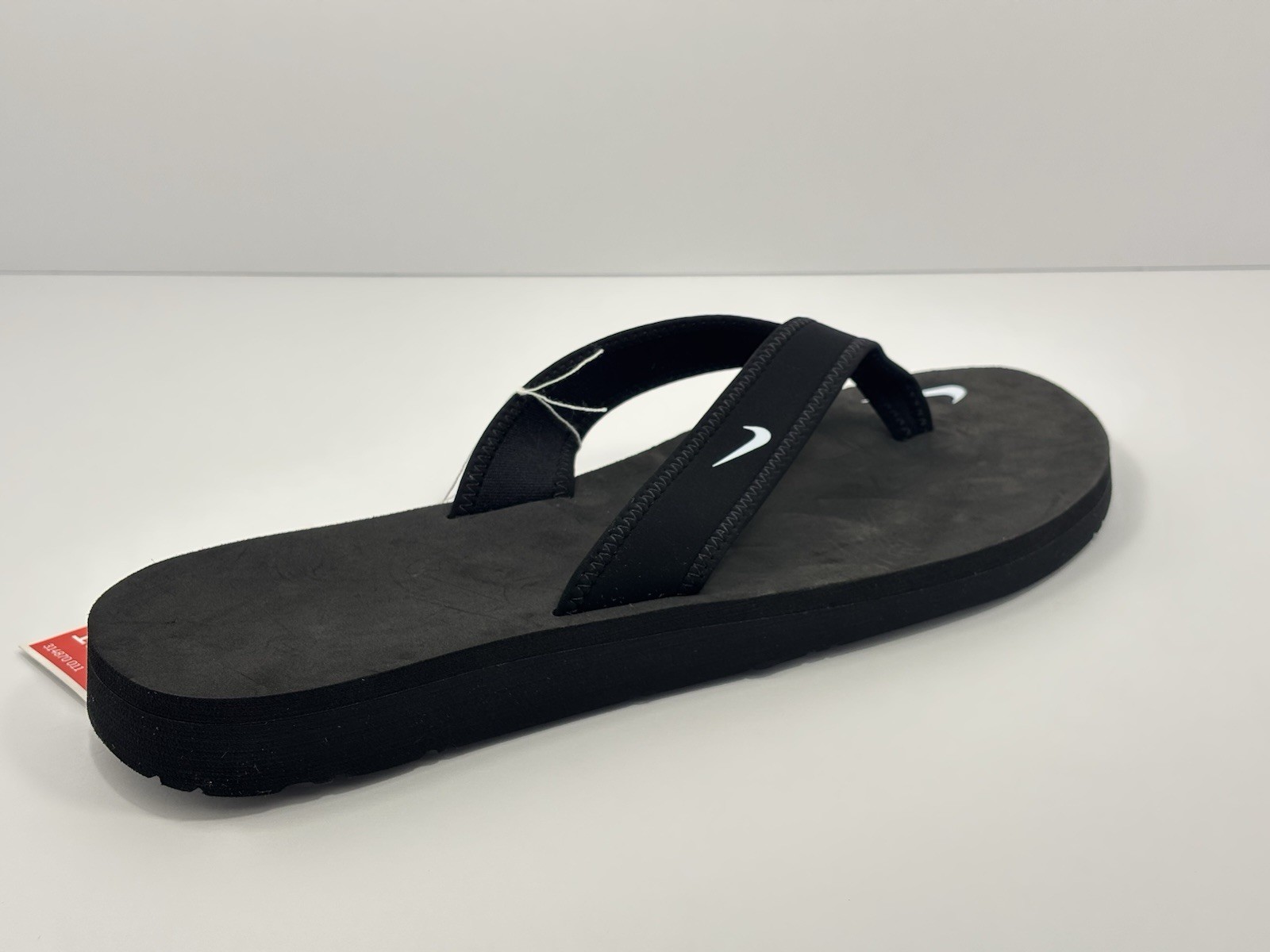 Size 12 Women Nike Celso Thong Sandals 314870-011 Defect Mark on Foam/Bent Bands