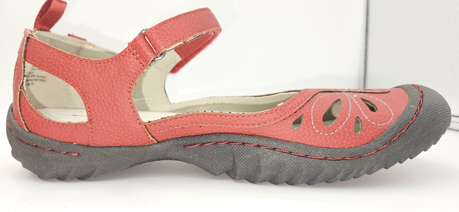 JBU Sports By Jambu Womens Meadow Mary Jane Shoes Red Size 9M B9MDW03 With Box