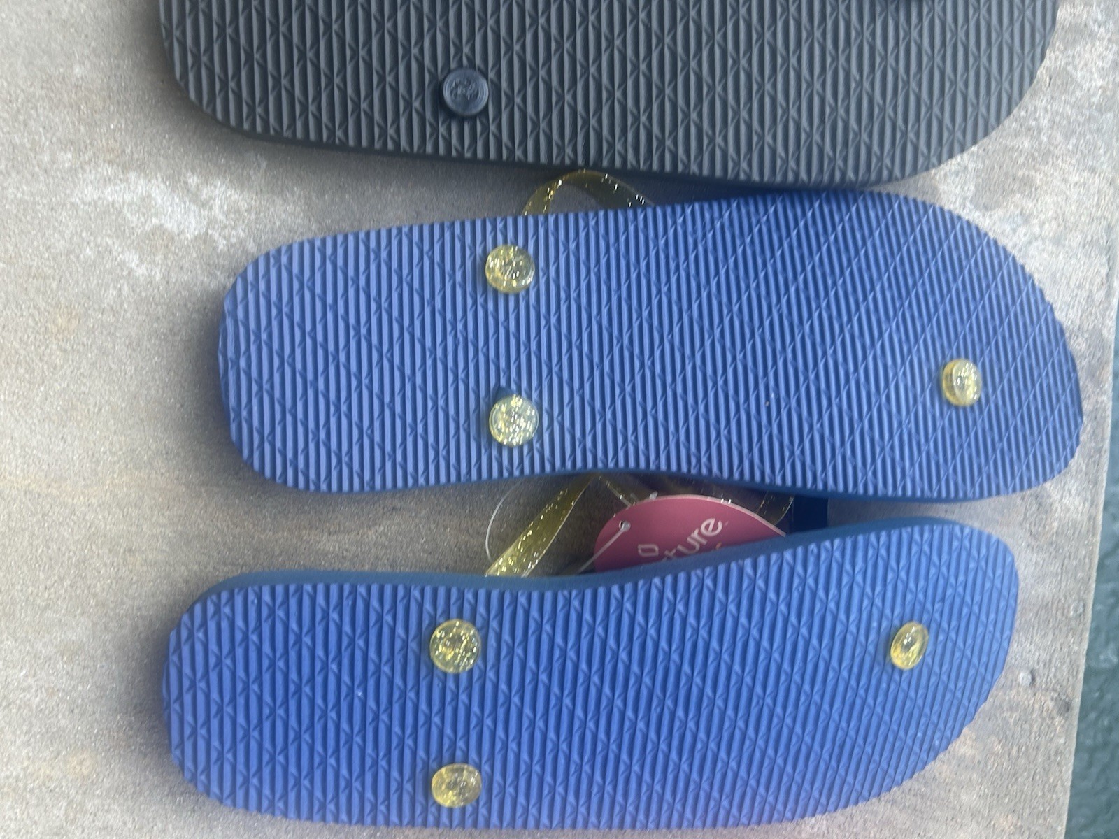 Lot of 5 Juncture Women’s Flip Flops Size 7/8 New Assorted Colors NWT