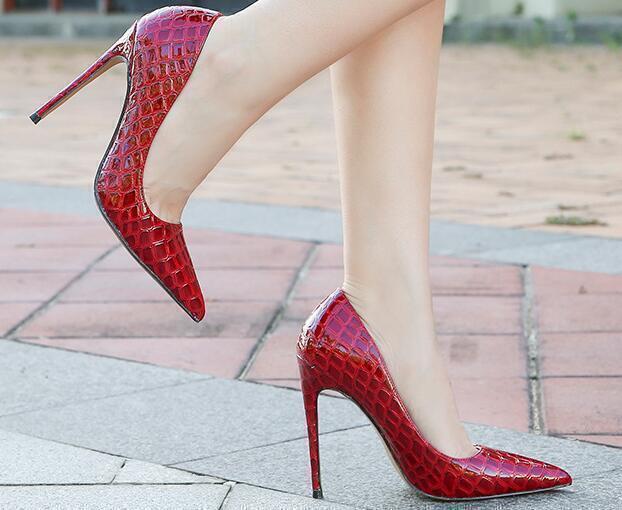 Women’s High Heels Faux Leather Pumps Dress Party Casual Prom Nightclub OL Shoes