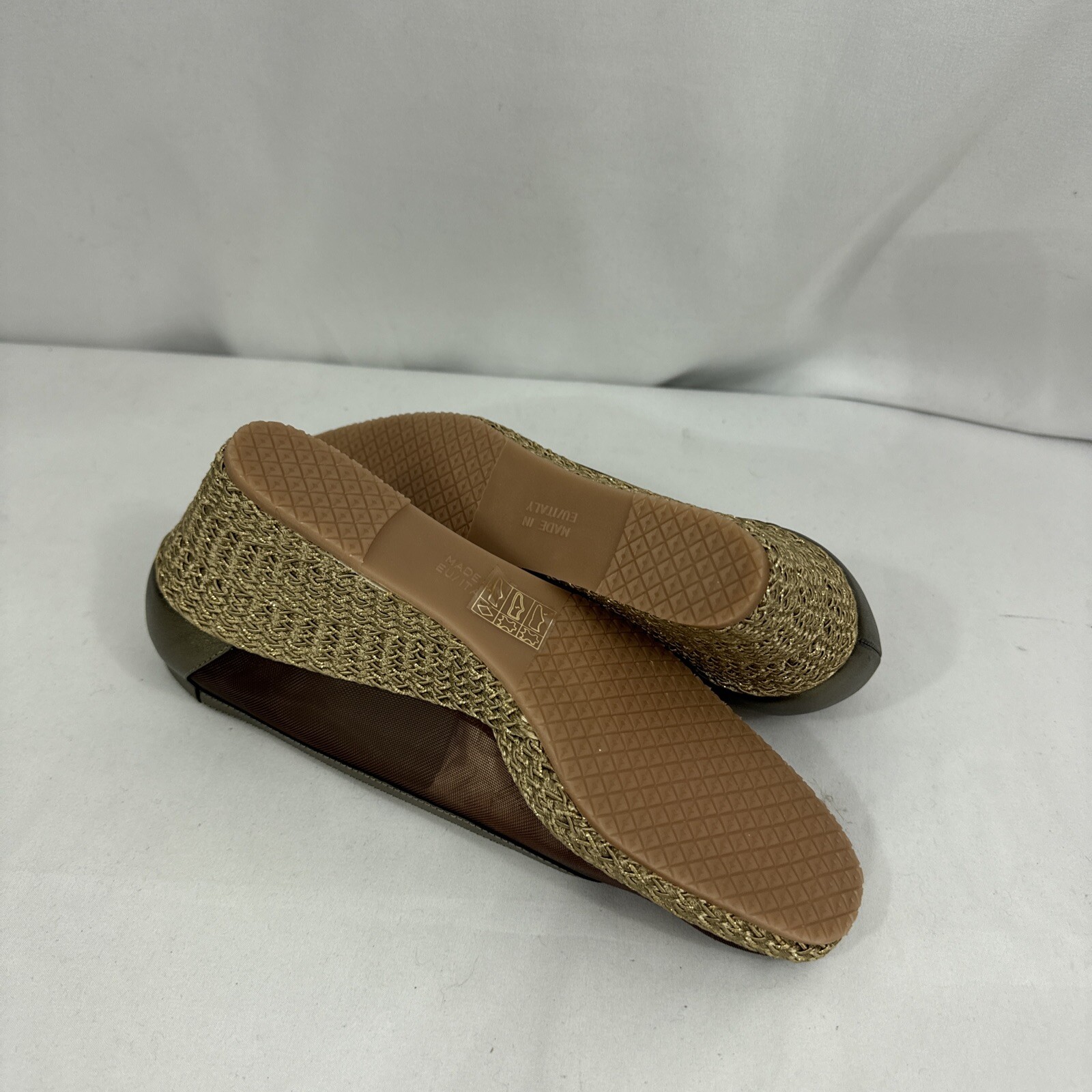 La Badia Firenze Women’s Bronze Shoes 37 1/2 Made in Italy