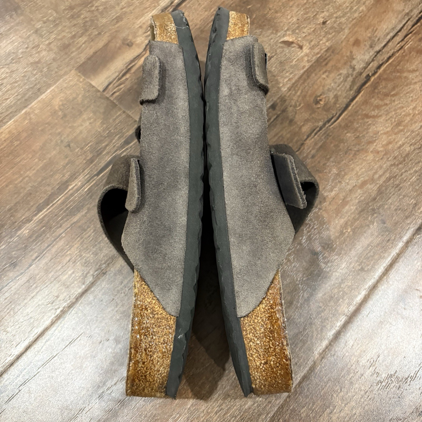 Birkenstock Arizona Soft Footbed Mocha Suede Sandals EU 43 Regular Wide