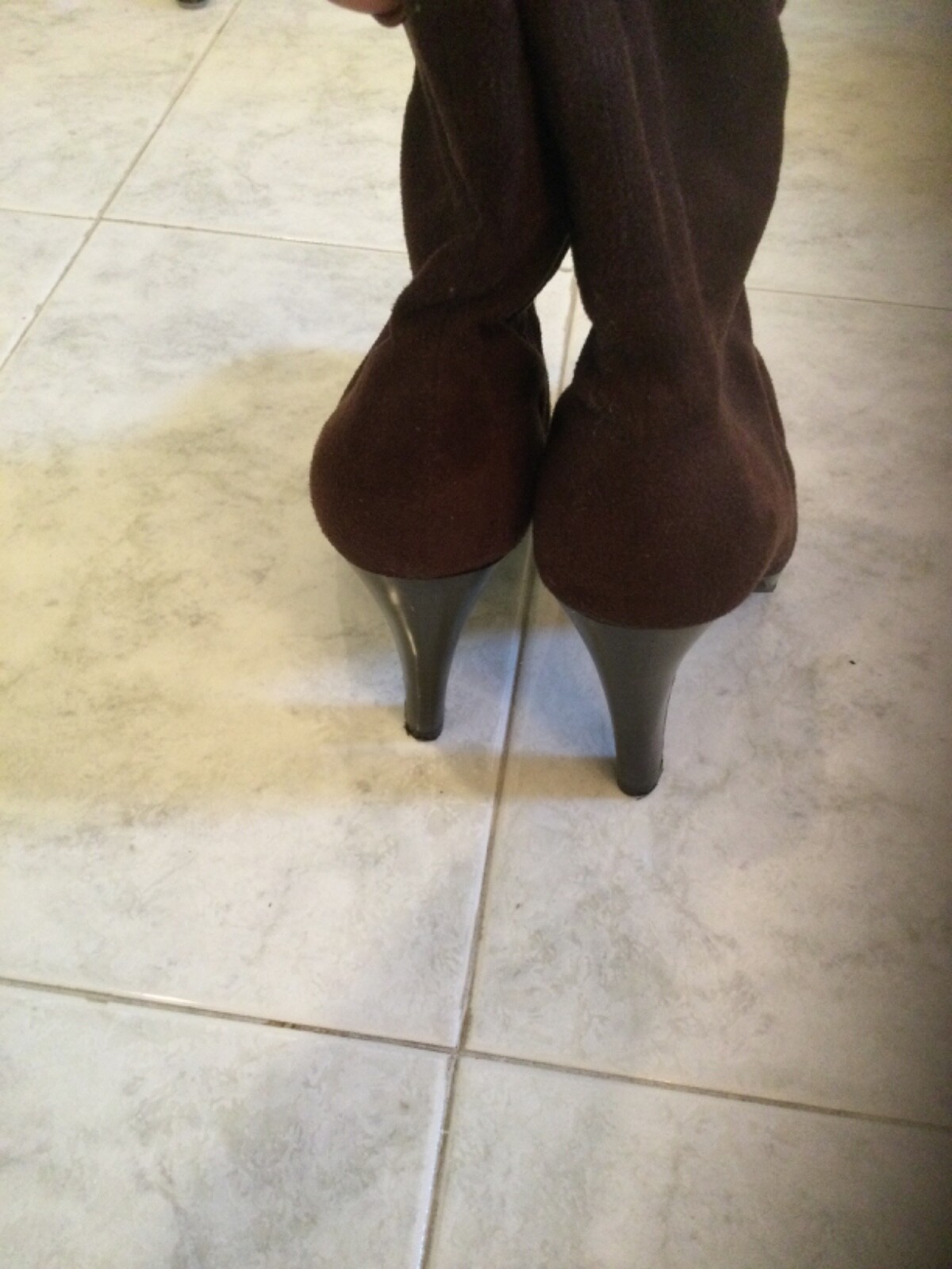 Isaac Mizrahi for Target Brown Ankle Boots Heels Women’s Size 8.5M