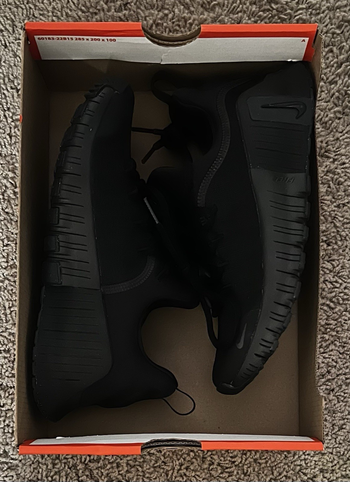 Size 6W- Nike Wmns Free Metcon 6 Triple Black NBY FJ7126-003