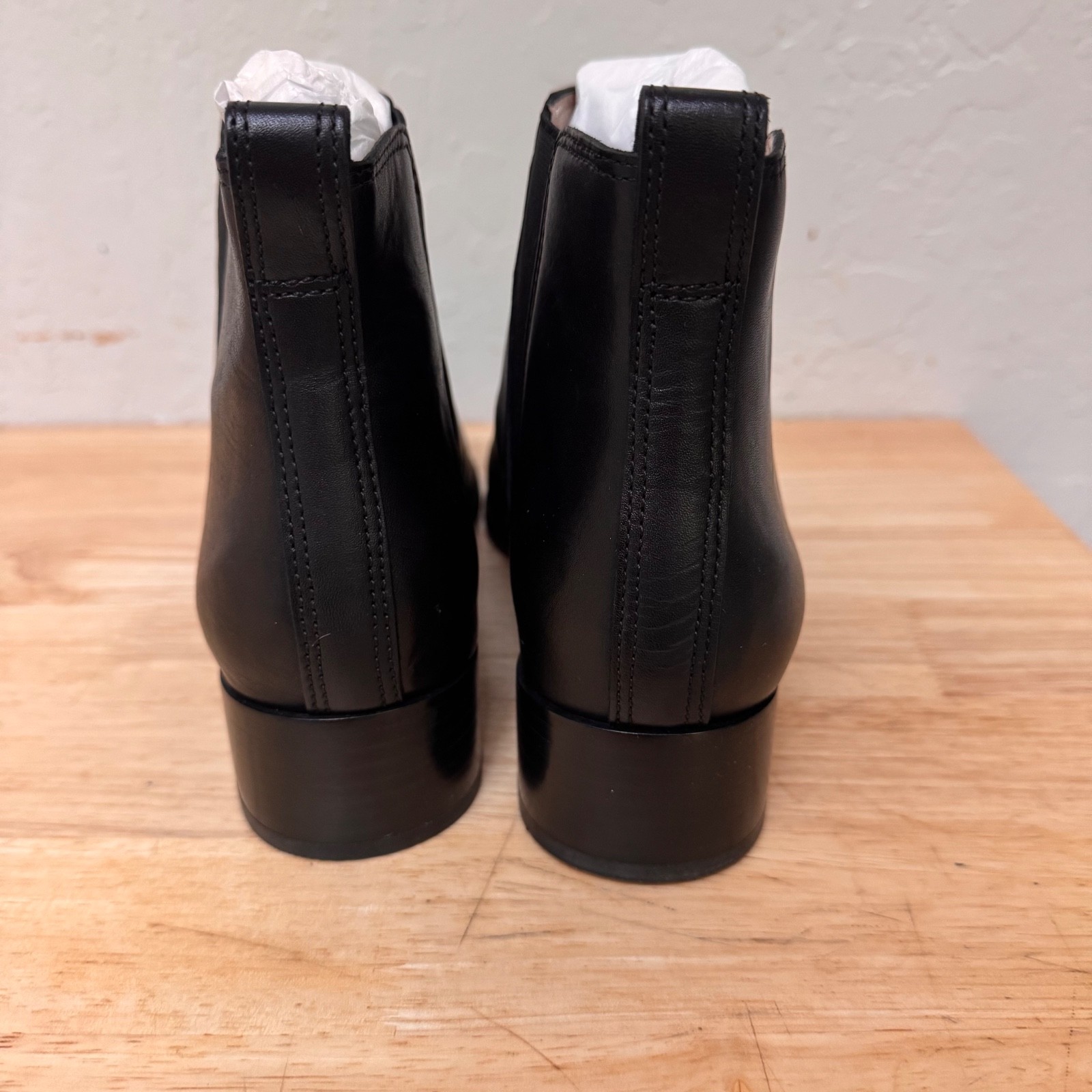 Madewell The Carina Boot Booties AA185 Black Leather Women Sz 9.5 US NEW IN BOX