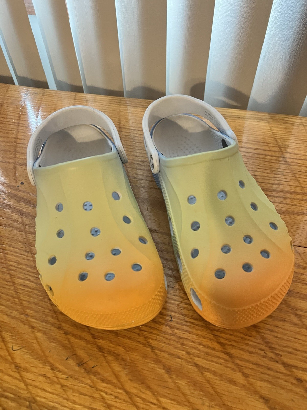 Crocs Adult Unisex Baya Orange Green Blue Slip On Clog Mule Sandals Sz M6 W8