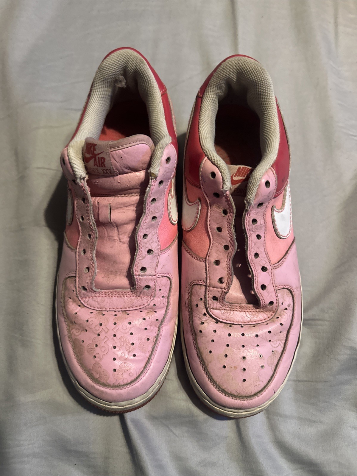 Nike Air Force 1 Perfect Pink Red White Cloverdale Park 315115-612 Women’s 9