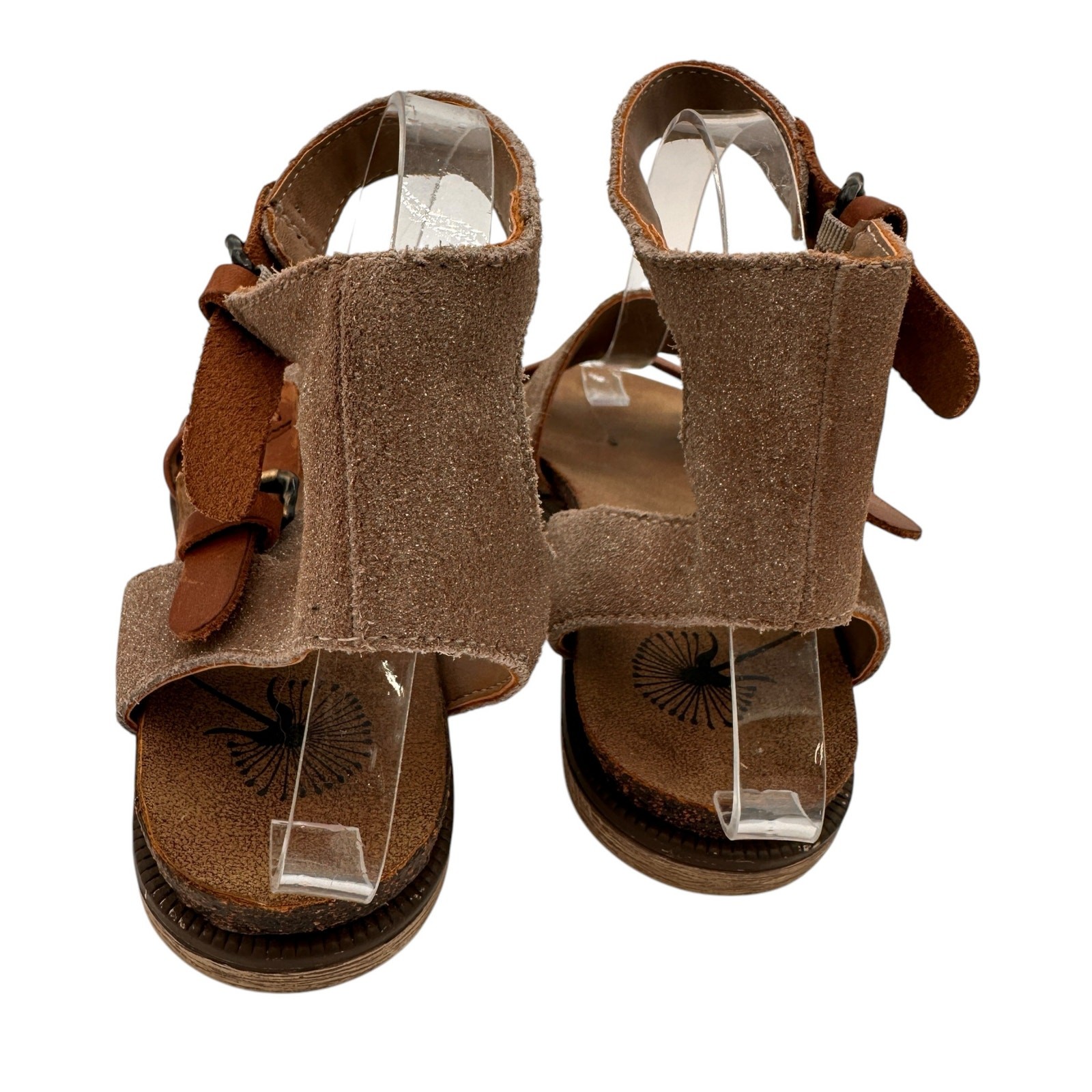OTBT Leather Strappy Buckle Ankle March On Sandals Size 7