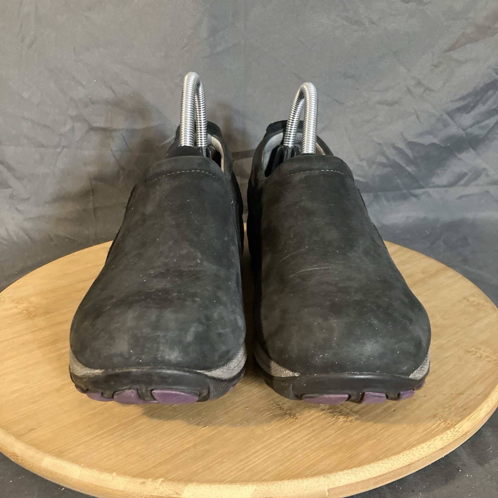 Dansko Patti Shoes Womens 7/38 Black Leather Casual Waterproof Hiking Sneakers