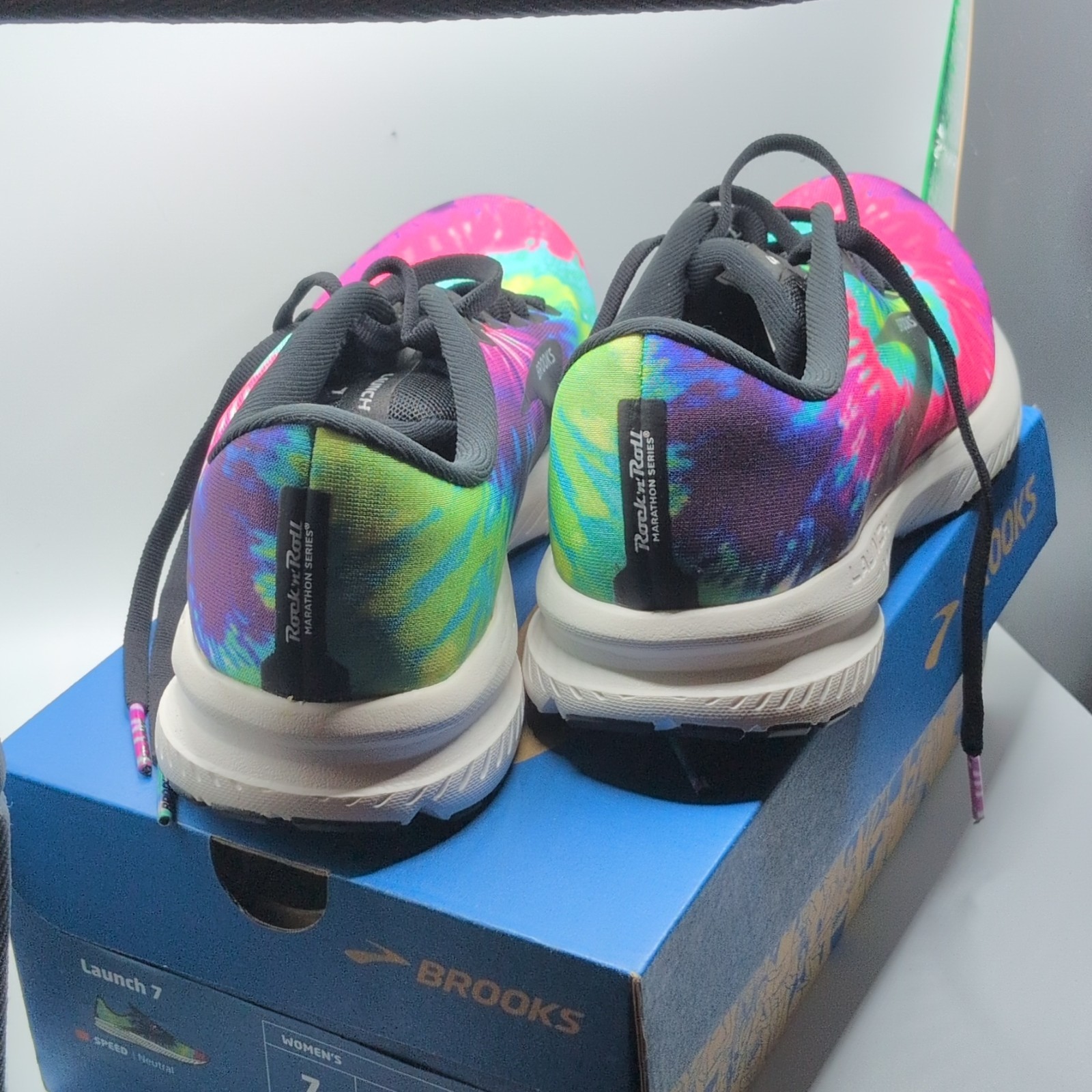 Brooks Launch 7 Rock N Roll Women’s Tie-Dye Multicolor Lace-Up 1203221B913