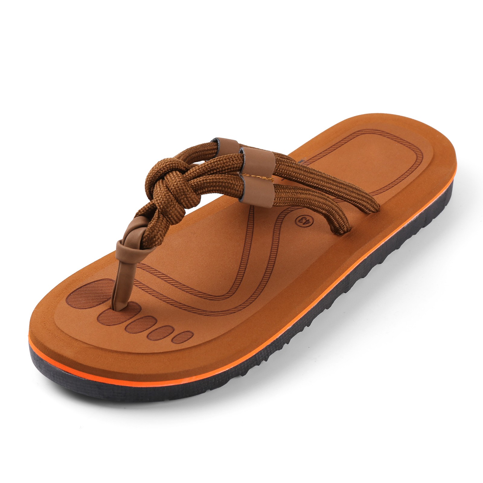 Active Lifestyle Unisex Flip Flops Non Slip Rubber Sole Sandals