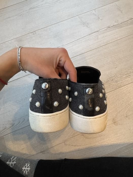women michael kors loafers grey 36