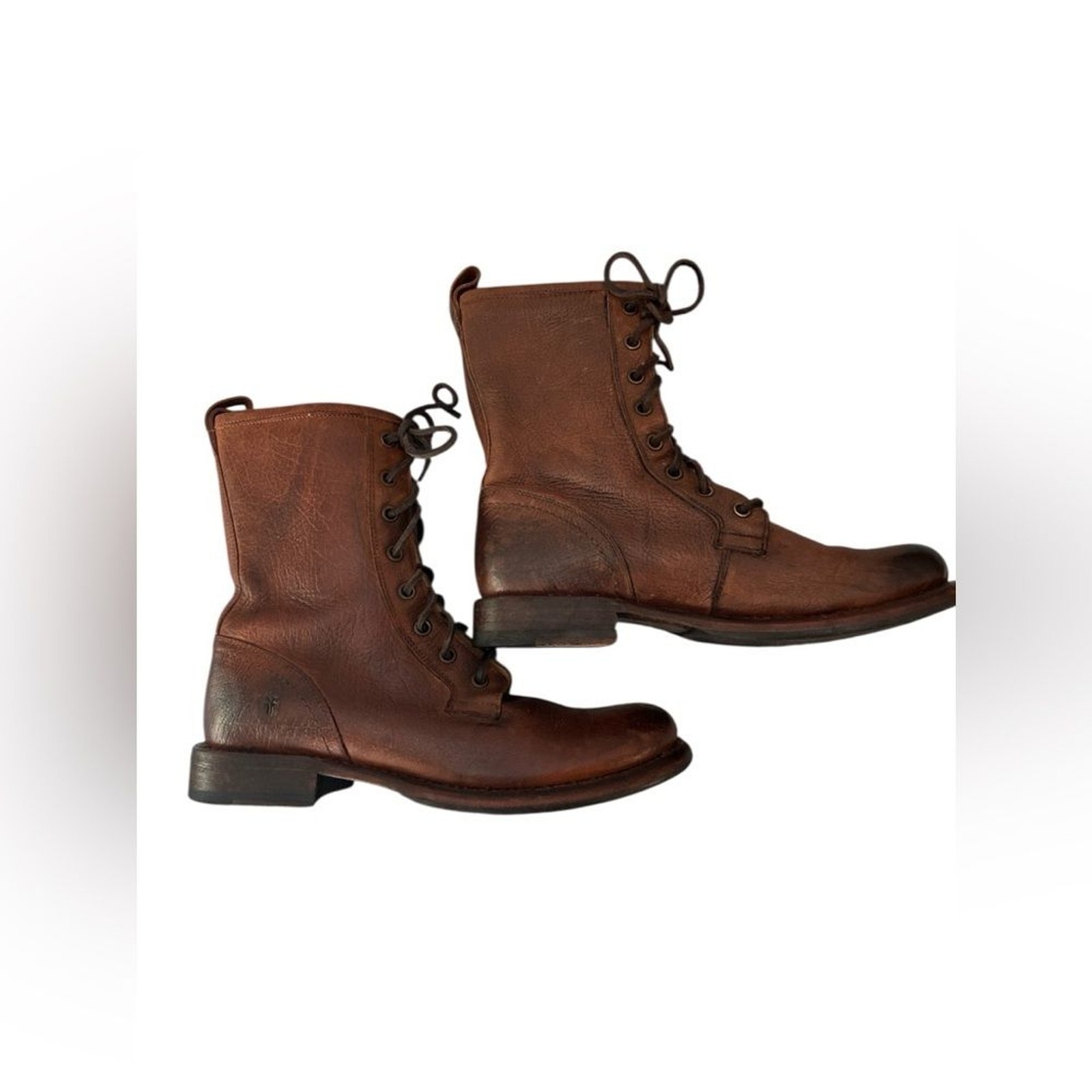 Frye Veronica Flex Combat Boots LEFT SIZE 7, RIGHT SIZE 8