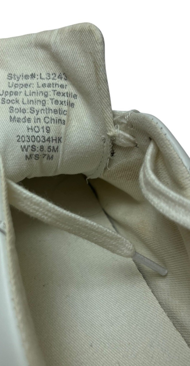 Madewell Sidewalk Low-Top Sneakers White Size Women 8.5 Men 7