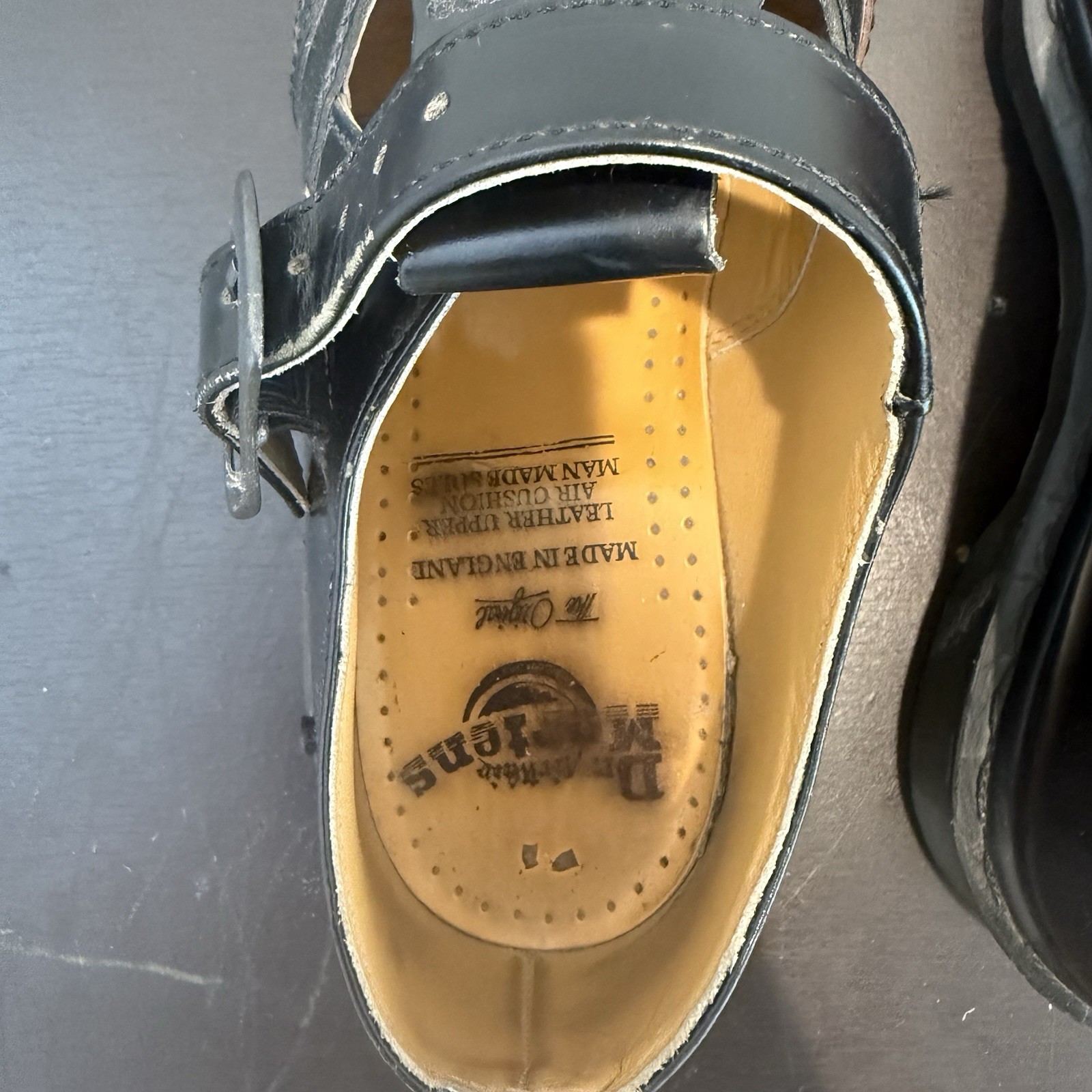 Dr Martens Vintage US 8 Mary Jane Platform Tri Color T Bar Shoes Y2K 90 Rare
