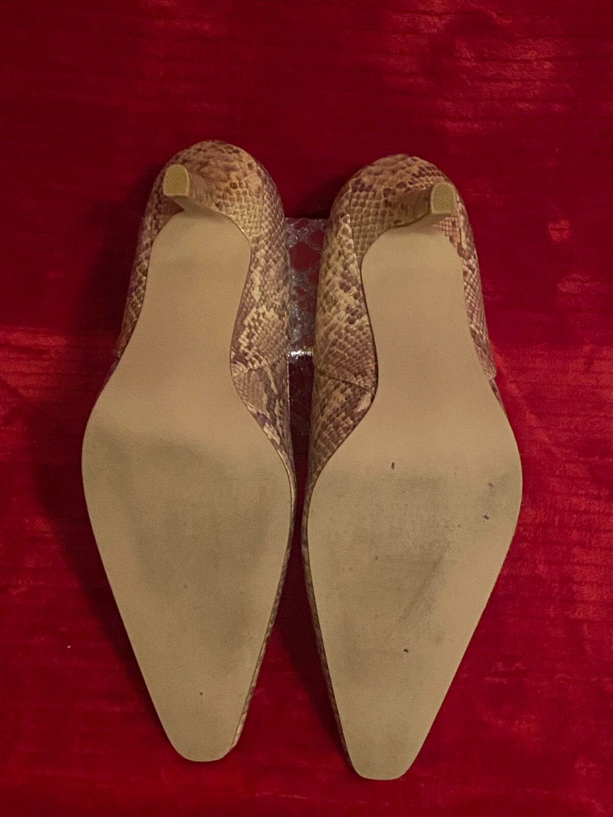 Rampage – Size 7.5 – Pumps – Gold – Heel height 3.25″
