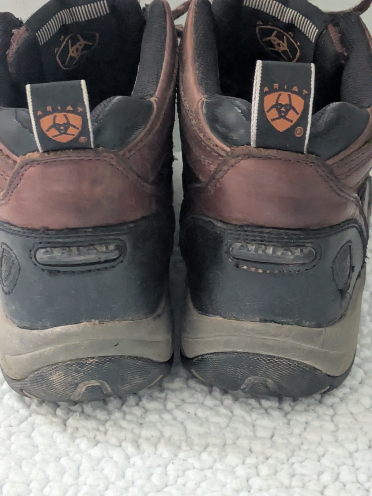 Ariat Terrain Womens Brown Leather ATS Hiking Work Boots Size 6.5