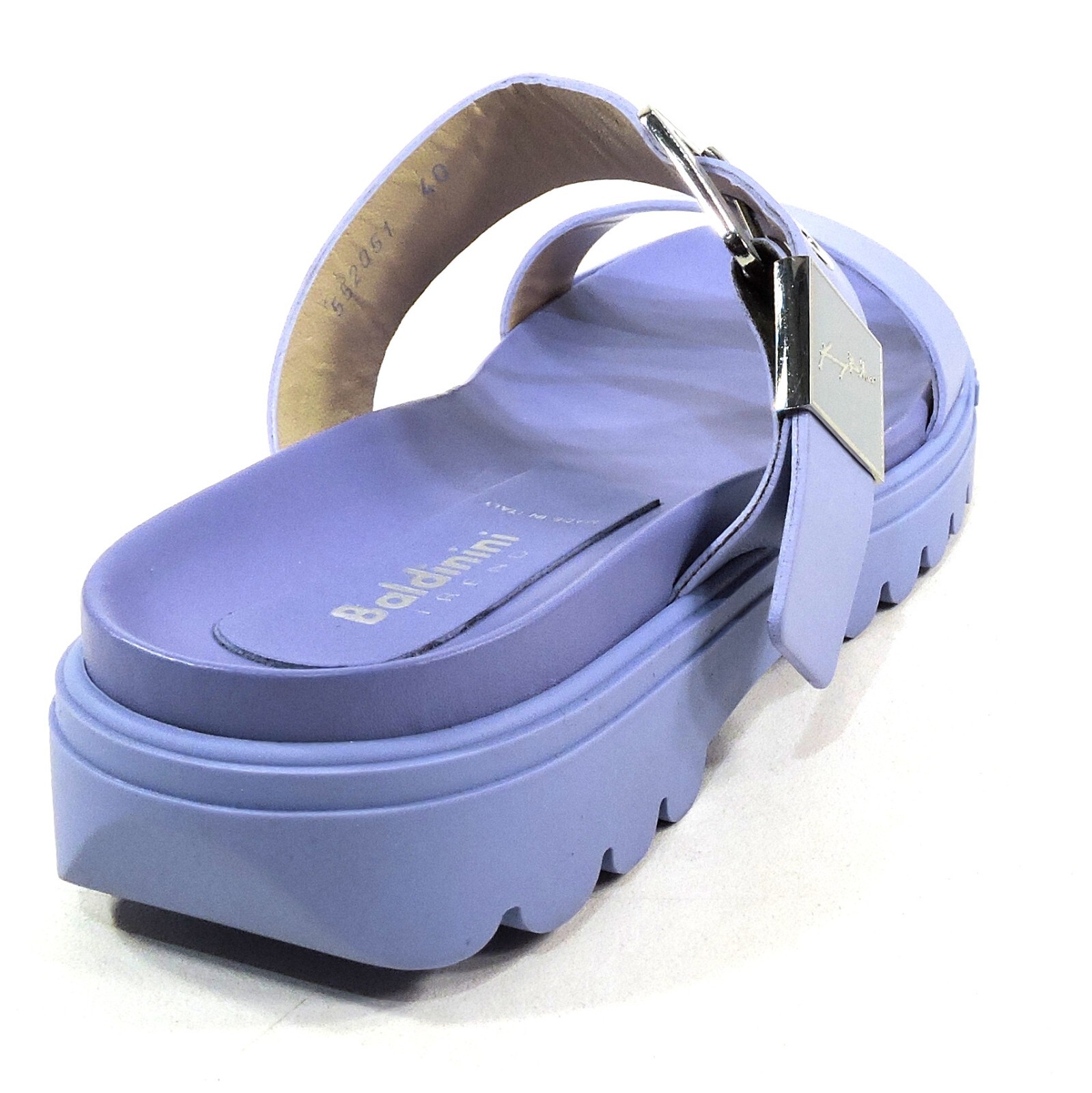 BALDININI 🇮🇹 WOMEN’S BLUE SOFT LEATHER COMFORT SUMMER MULES