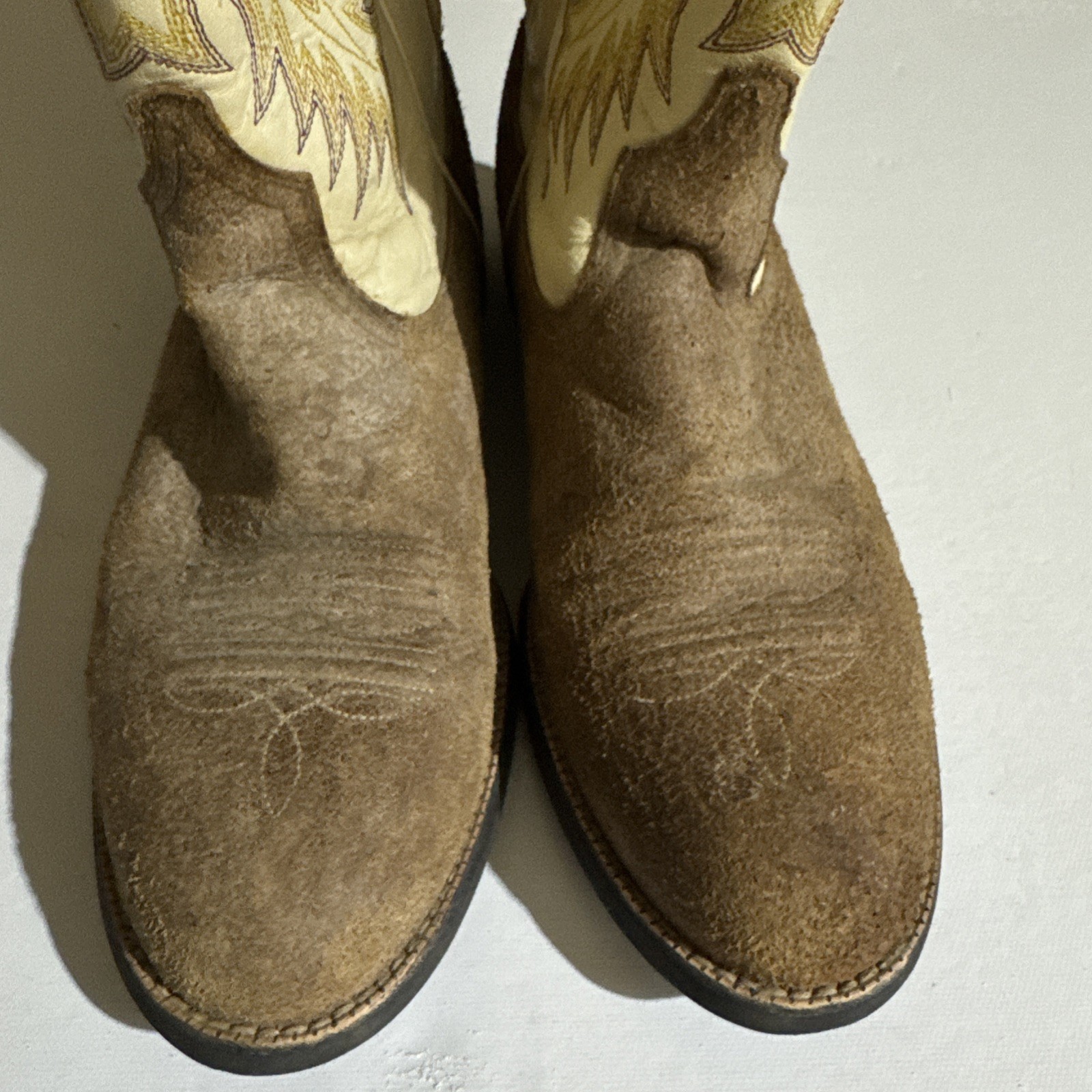 Ariat Heritage ATS Western Brown Leather Boots 10009545 Womens Size 9B