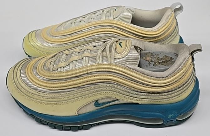 Nike Air Max 97 921733-100 White Sneakers Women’s Size 7.5 – Leather Mesh Shoes