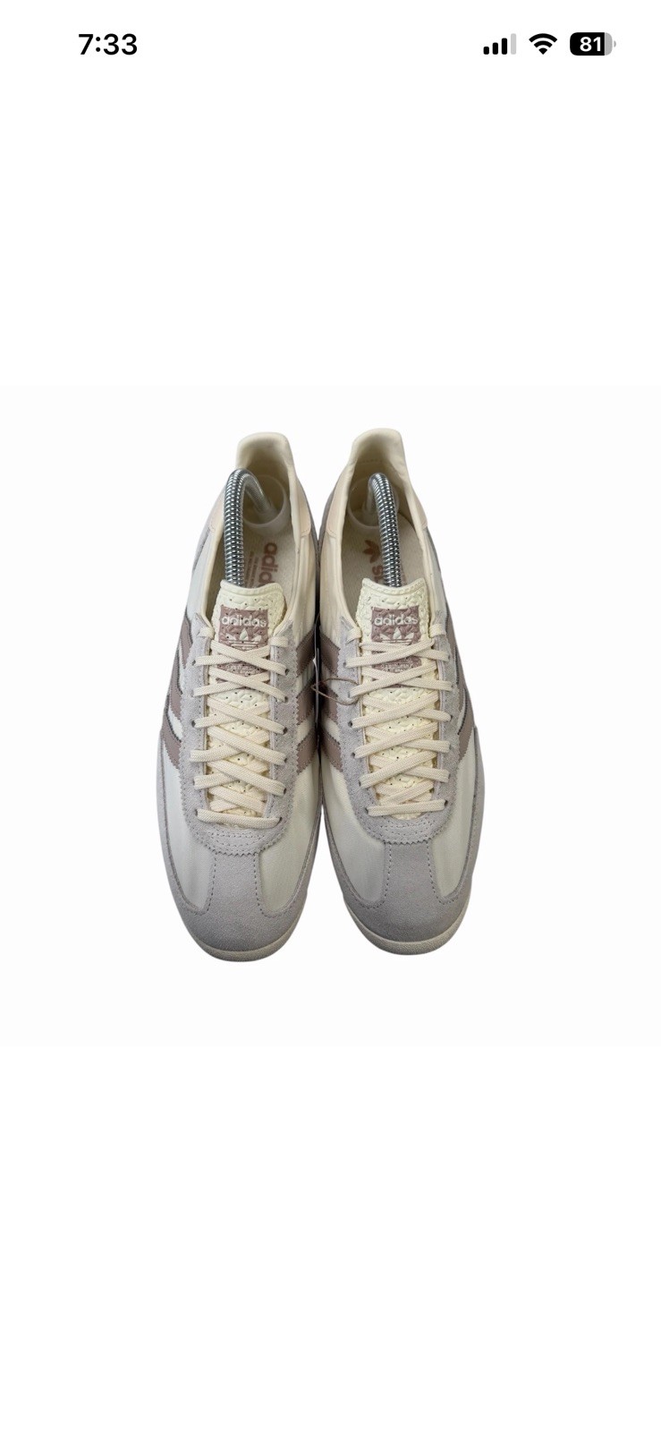 10.5W Adidas SL 72 OG Off White Taupe Shoes JH7394 Women’s