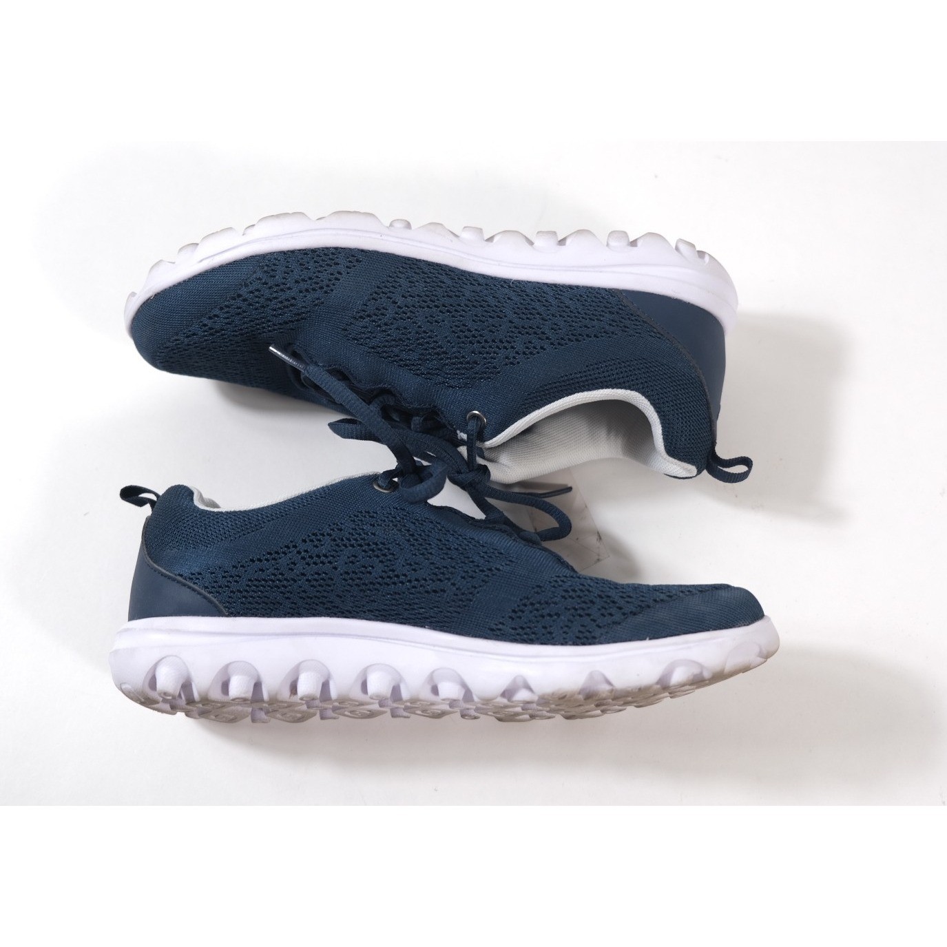 Propet Sneakers Womens 8 Navy TravelActiv W5102 Walking Athletic Shoes Mesh