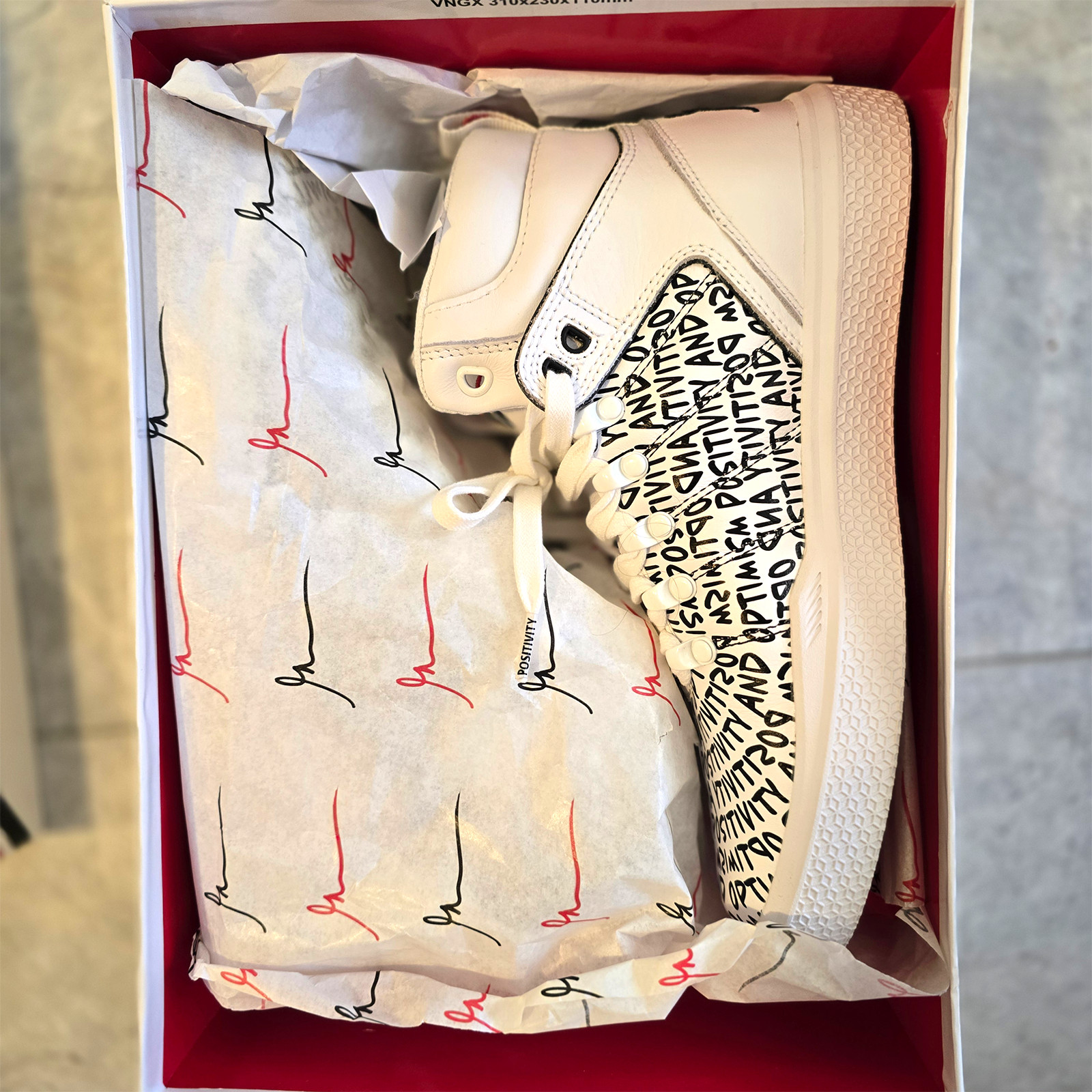 BRAND NEW K-SWISS GARY VEE 004 Positivity Optimism Rare Ltd Ed Sneakers 9 NIB