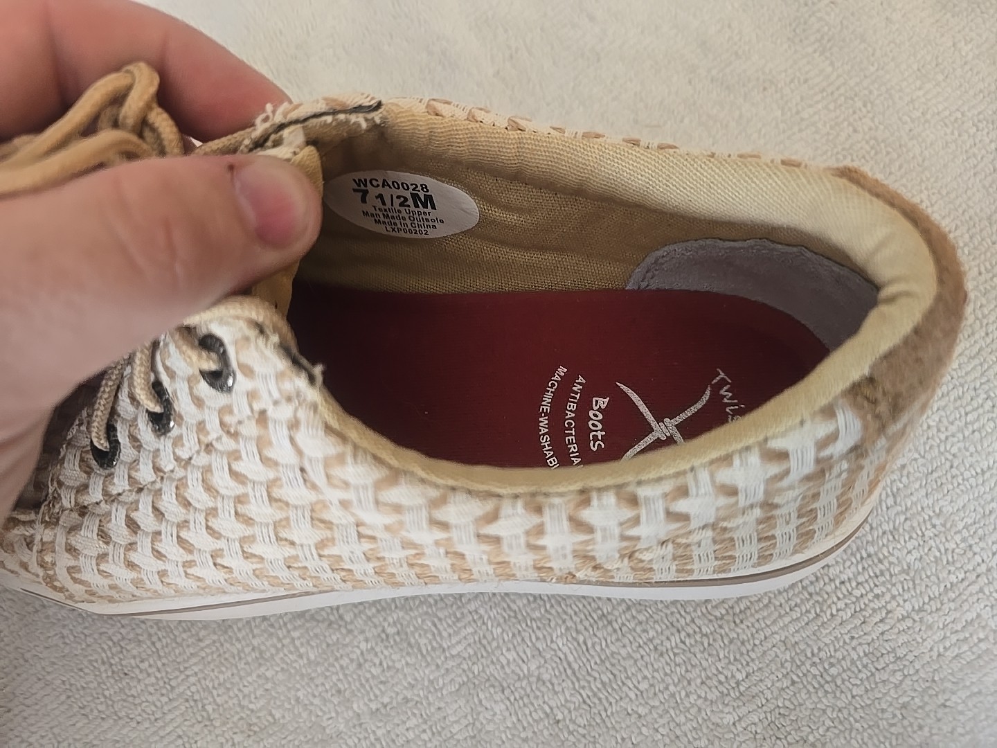 New Without Box Womens Twisted X Honey Lopers, Size 7.5m