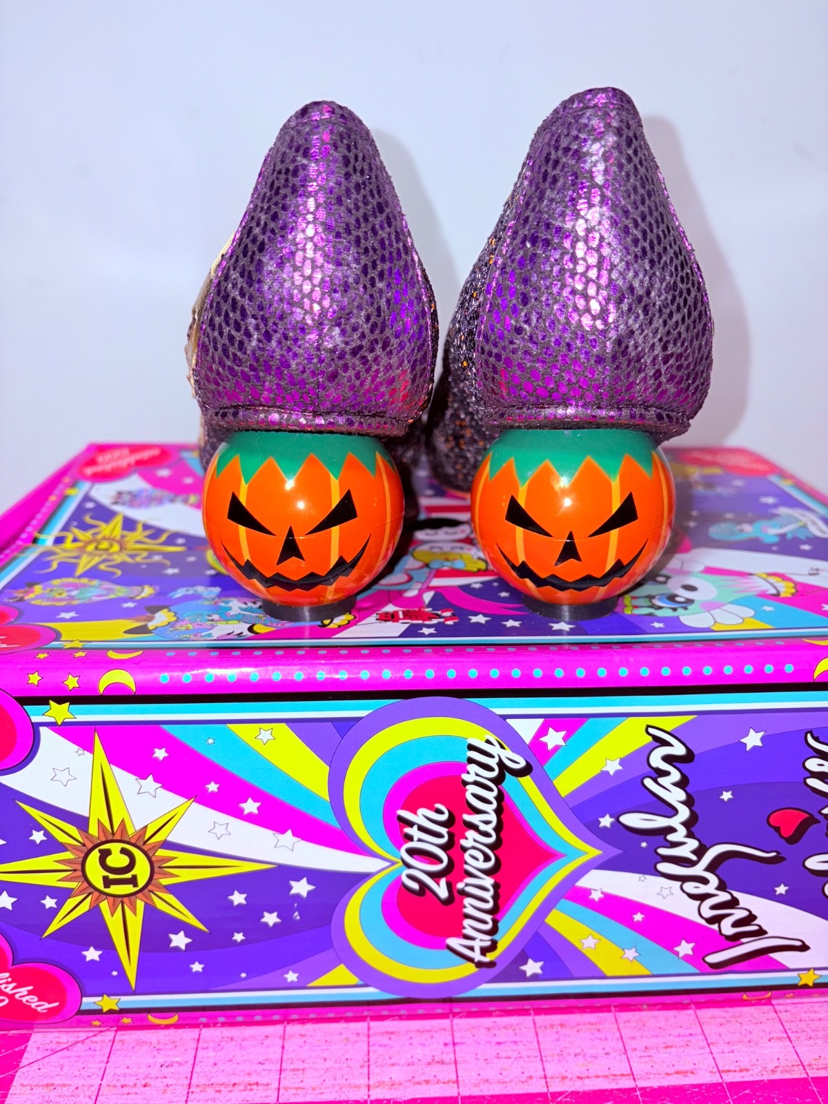 Irregular Choice Halloween Size US 7 Euro 38 Ghouls Best Friend- pumpkin heel