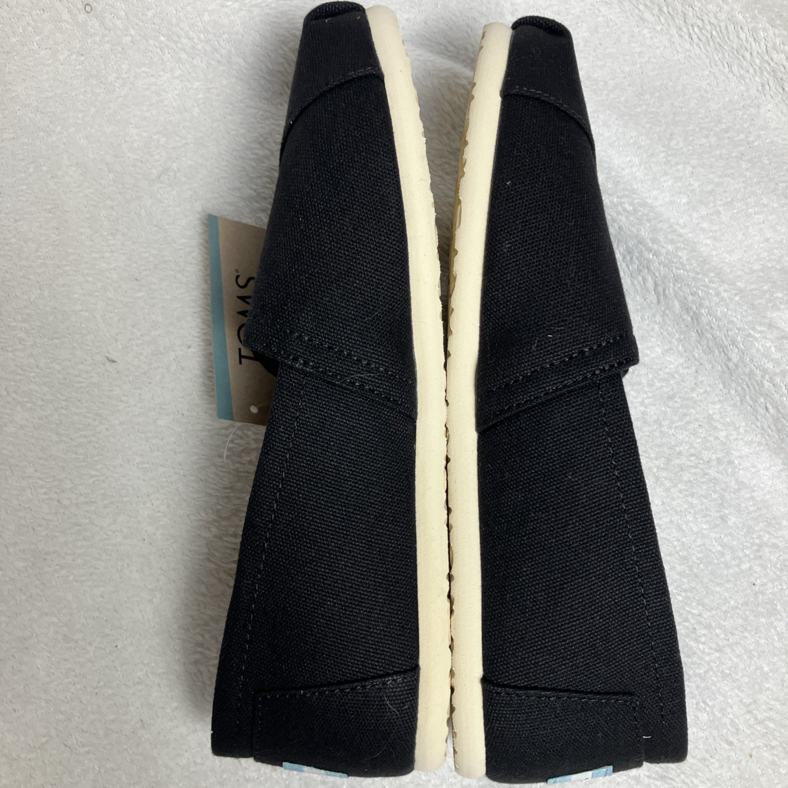 TOMS Alpargata Womens 6.5 Slip-On Shoes Recycled Cotton Canvas Comfort Casual