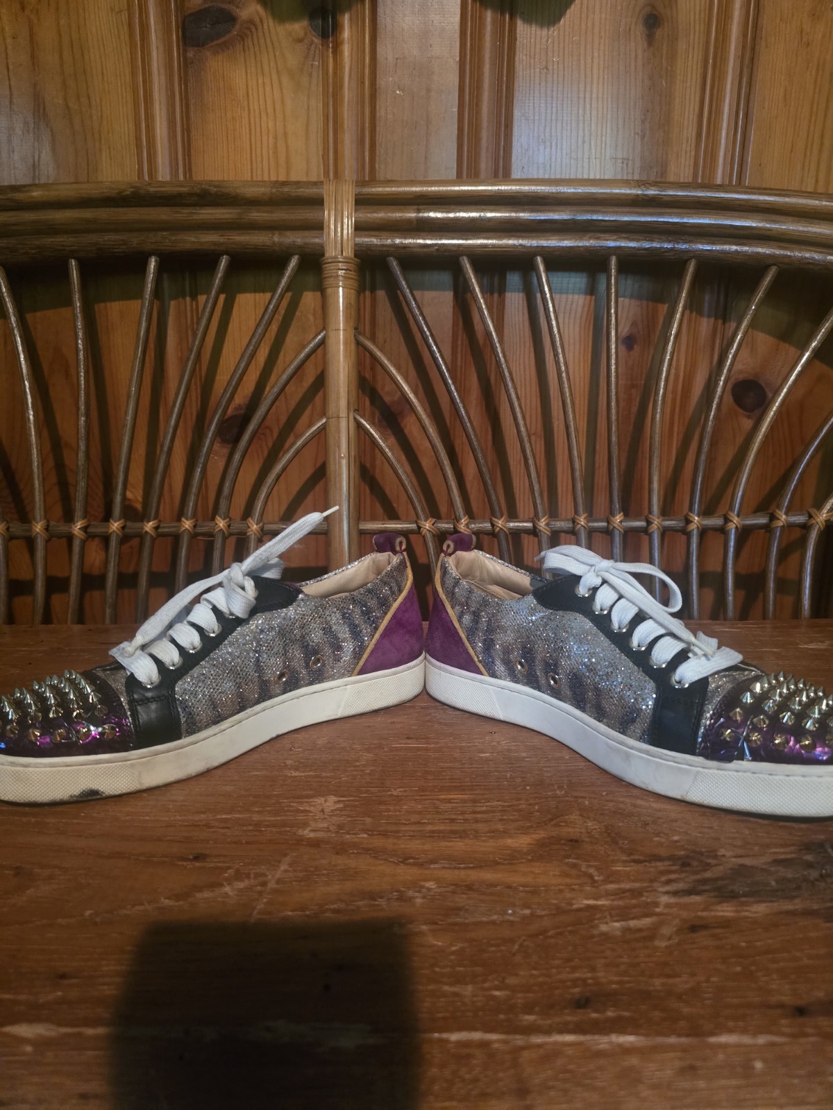 Christian Louboutin Louis Junior Spikes Sneakers