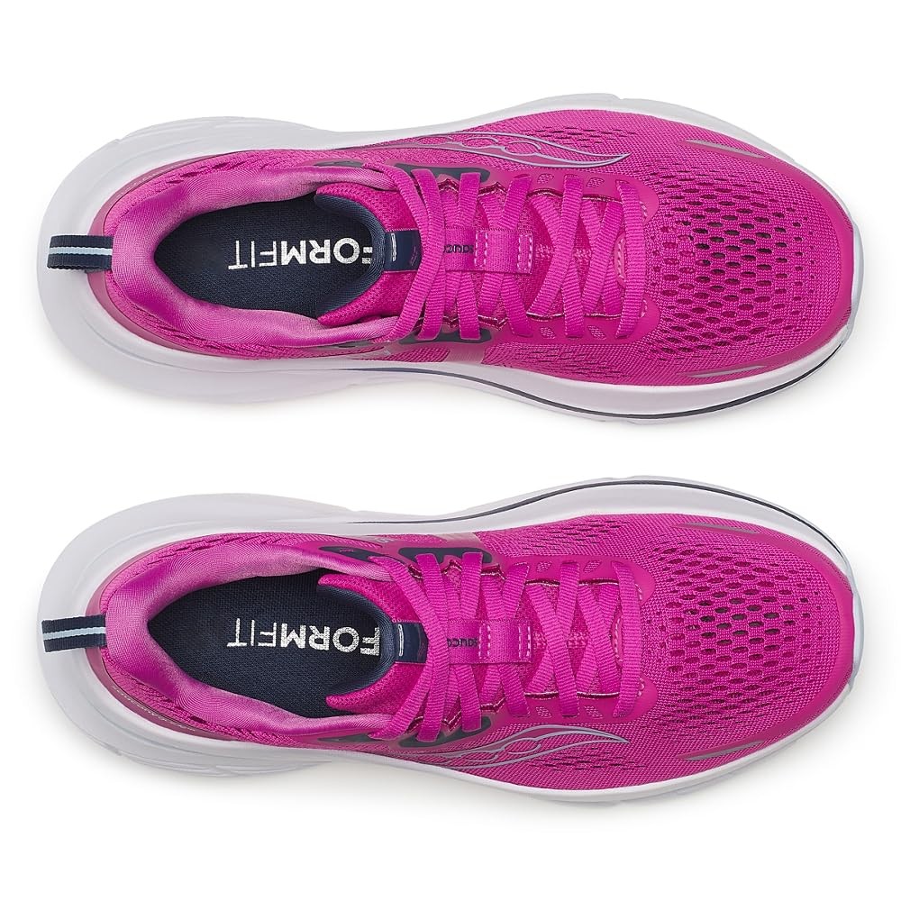 Saucony Women’s Guide 18 Running Shoes Fuchsia Navy Size 7