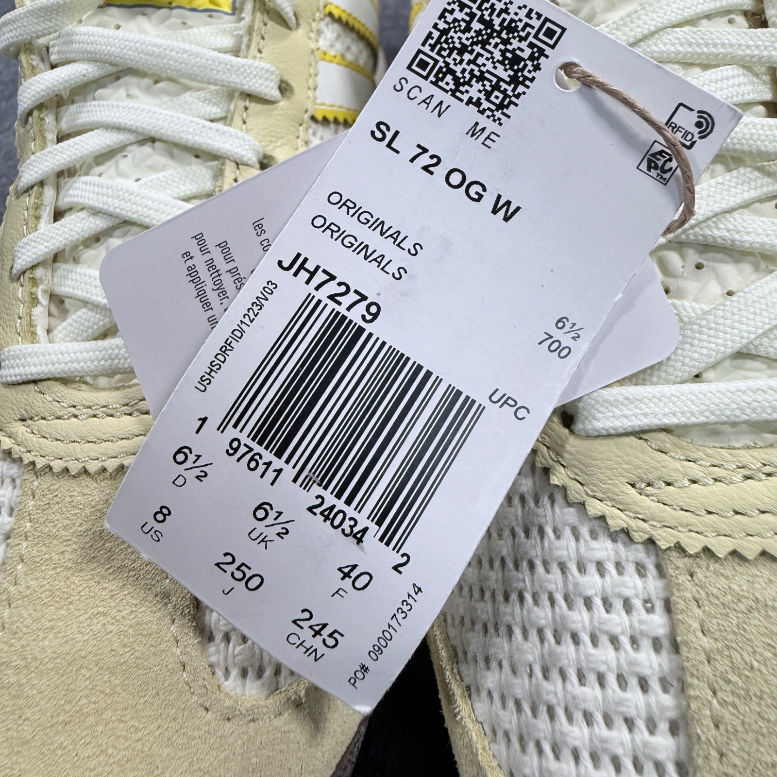 Adidas SL 72 OG W Almost Yellow Semi Solar Yellow JH7279 Womens Sneakers Size 8
