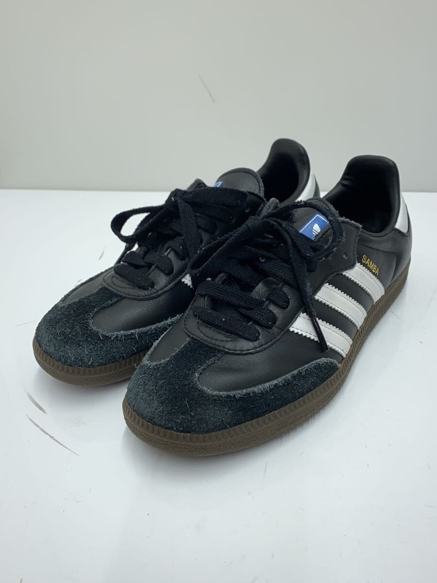 Women 6.5US Adidas Originals/Samba Og/Samba/Black/B75807/Blk