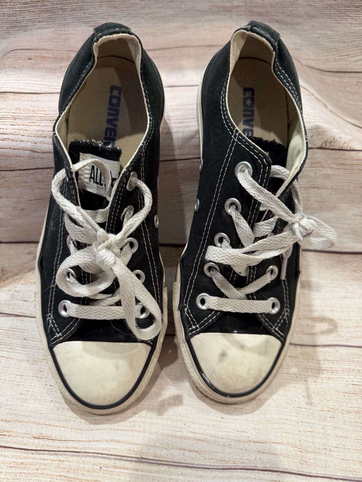 Converse Chuck Taylor All Star Mens 4/Womens 6 Black Low Top Casual Shoes