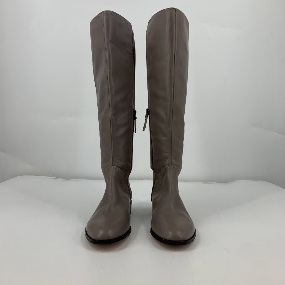 Louise et Cie Women’s Lo-Verdi-R Round Toe Low Heel Leather Knee High Boots SZ 6