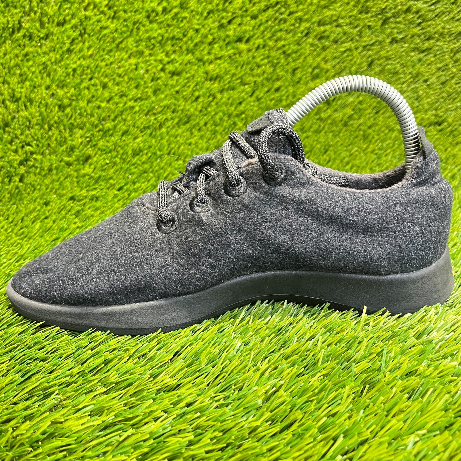 Allbirds Wool Runners Womens Size 8 Black Casual Running Shoes Sneakers